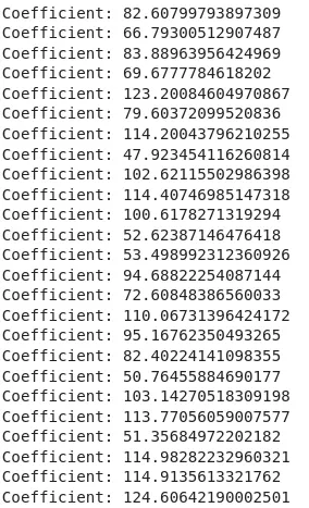 Coefficients